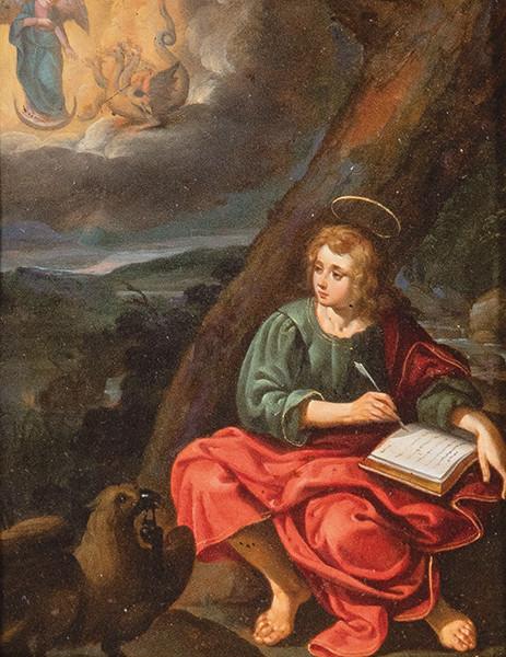 ESCUELA ITALIANA S. XVII - San Juan Evangelista en Patmos