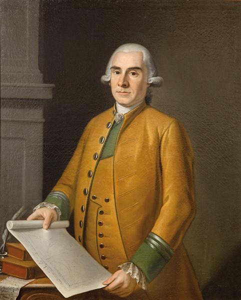 JOAQUIN INZA - Retrato de don Pedro Melo de Villena y Portugal, gobernador e intendente del Paraguay