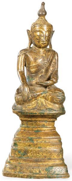  "Buda Sentado" Mianmar, Birmania S. XVIII