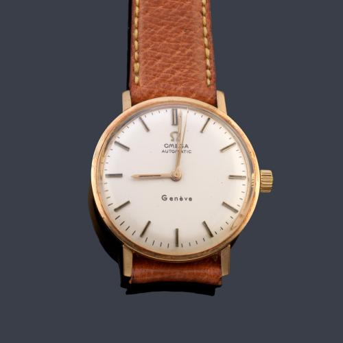 OMEGA de caballero con caja en oro amarillo de 18 K