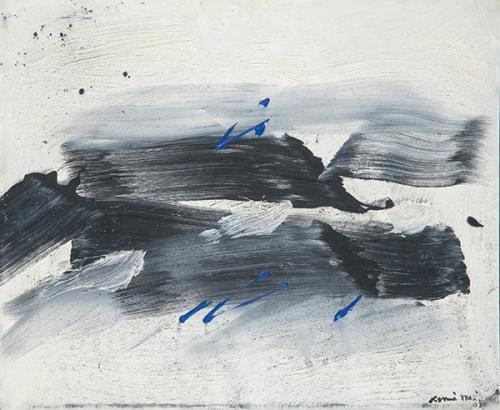 ROMÁN VALLÉS - Composición con toques de azul