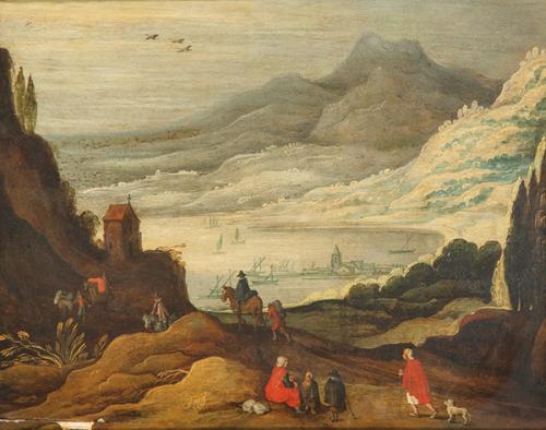 SEGUIDOR DE JOOST DE MOMPER II S. XVII - Paisaje