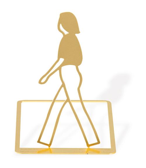 JULIAN OPIE - Gold Woman