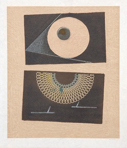 MAX ERNST - Veilleuse au seuil de nos terrassements (Dent Prompte VI)