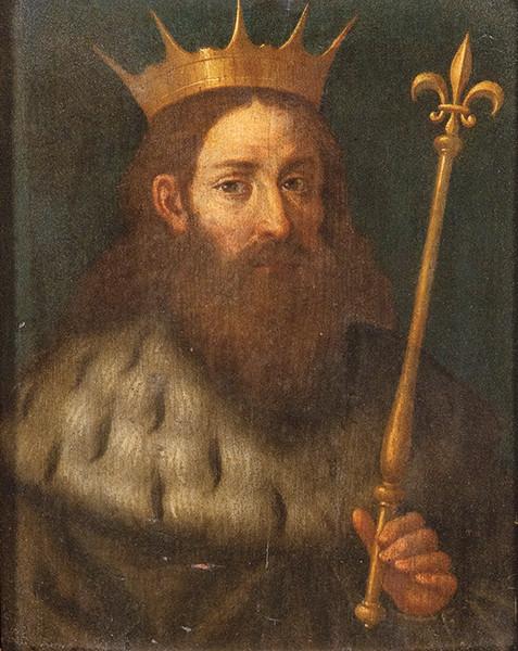 ESCUELA VALENCIANA PPS. S. XVII - San Luis rey de Francia