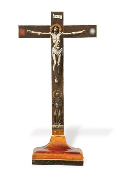 MARÍA JOSEFA SÁNCHEZ - Crucificado con San Francisco