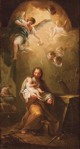 MARIANO SALVADOR MAELLA - San José con el Niño