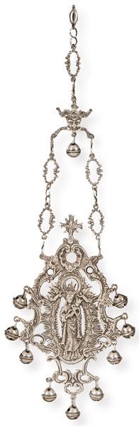 Cascabelera de plata española sin punzonar S. XX.