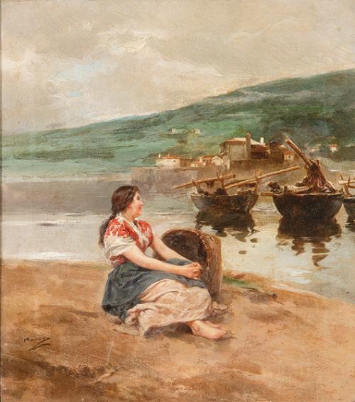 ESCUELA ESPAÑOLA FNS S. XIX - Pescadora