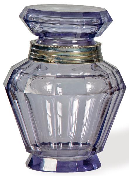 Tarro de cristal Morado Deco