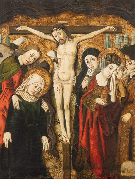 ESCUELA ARAGONESA S. XV - Crucifixión