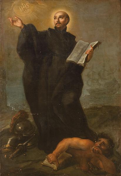 ESCUELA NOVOHISPANA S. XVIII - San Ignacio de Loyola