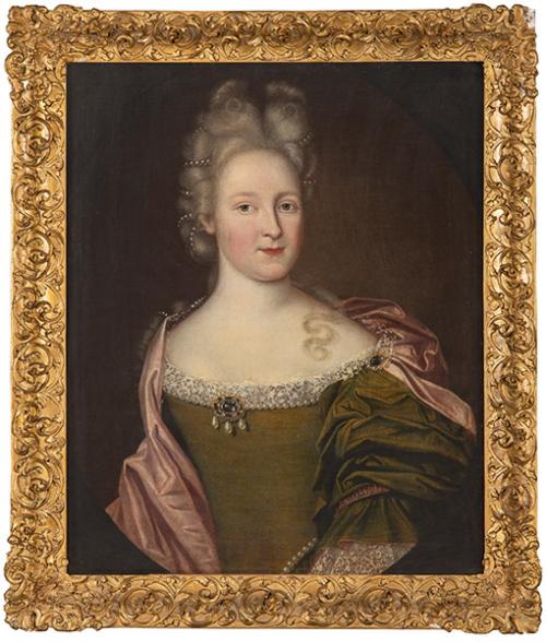 ESCUELA FRANCESA S. XVIII - Retrato de dama