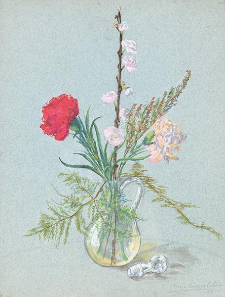 MARÍA LUISA DE LA RIVA Y CALLOL DE MUÑOZ - Florero