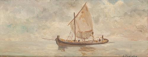 ATILIO PRATELLA - Barca en el mar