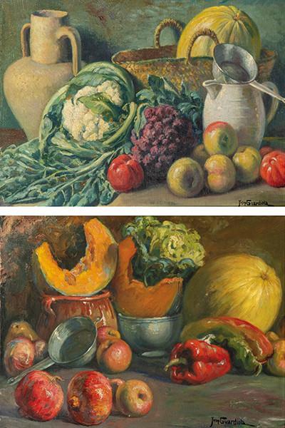  JOSÉ GUARDIOLA TORREGROSA - Pareja de bodegones
