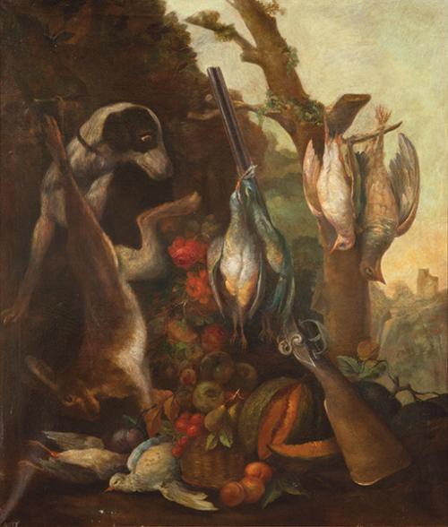 JOSÉ MARTORELL PUIGDOMENECH - Bodegón de caza