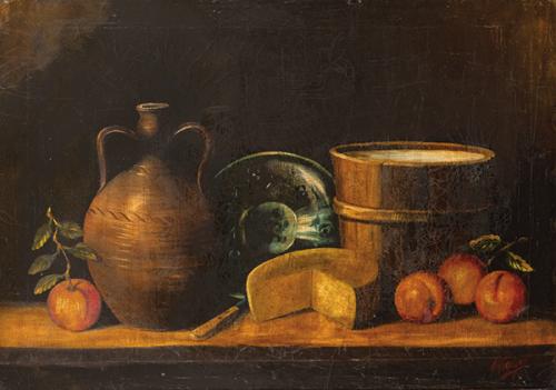  ESCUELA ESPAÑOLA FNS S. XIX - Bodegón de frutas