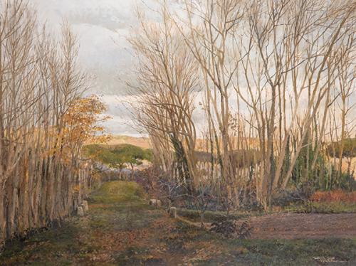 FRANCESC POCH ROMEU - Hivern. Argentona