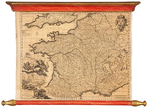 NICOLAES VISSCHER - Galliae feu Franciae Tabula qua omnes Provinciae
