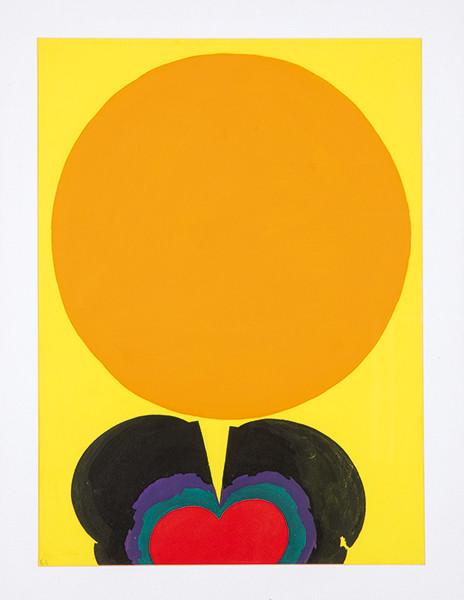 LUIS FEITO - Sin título (original para litografía)