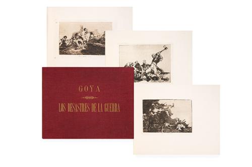 FRANCISCO DE GOYA Y LUCIENTES - Serie completa de Los Desastres de la guerra formada por 80 estampas. Sexta edición, editada por la Calcografía Nacional de Madrid. 1930 (sexta edición)