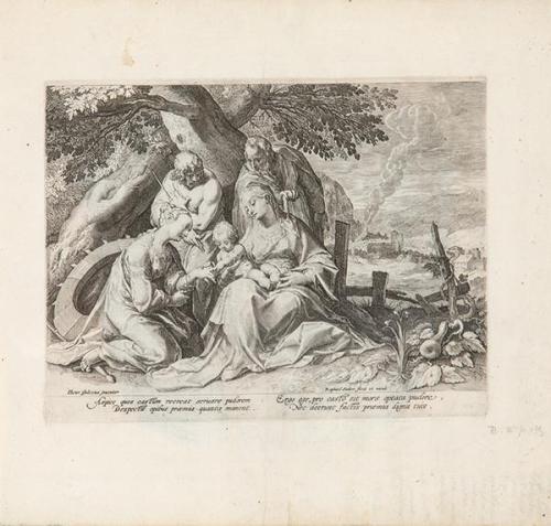  RAPHAEL SADELER I - Desposorios místicos de Santa Catalina