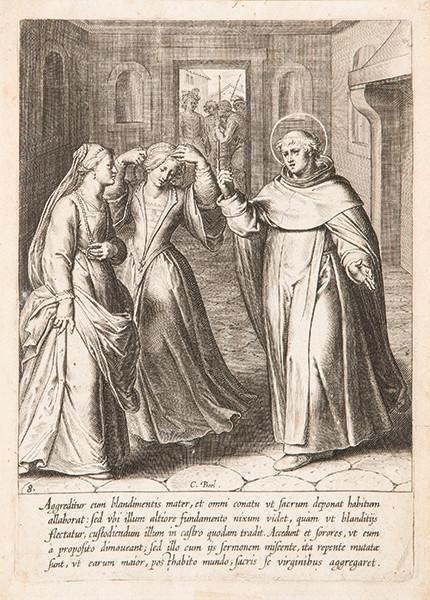  CORNELIS BOEL - Santo Tomás de Aquino predicando a sus dos hermanas