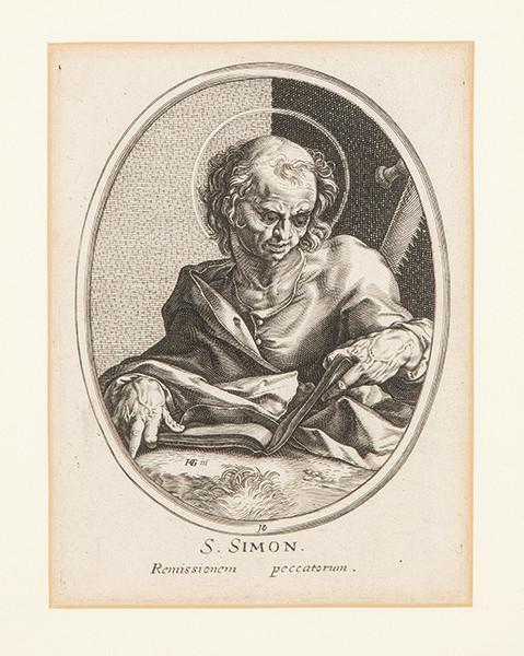 HENDRICK GOLTZIUS - San Felipe y San Simón