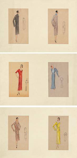 ANÓNIMO - Diseños para vestidos