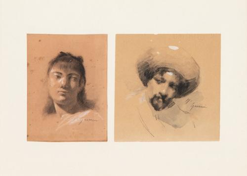 PAUL GAVARNI - Dama y caballero