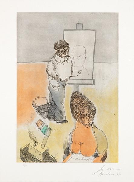 JOSÉ LUIS CUEVAS - El Pintor y la Modelo