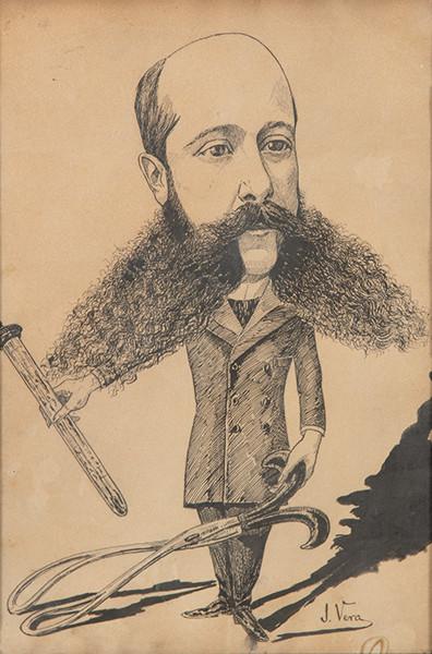 JOSÉ VERA - Retrato de Federico Rubio y Galí. Médico y Senador