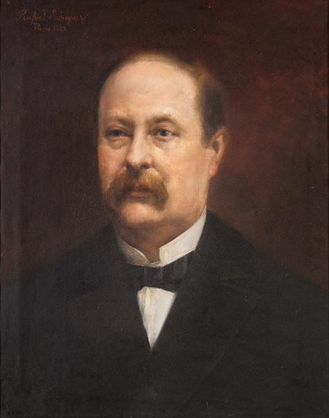  RAFAEL ENRÍQUEZ Y VILLANUEVA - Retrato de caballero