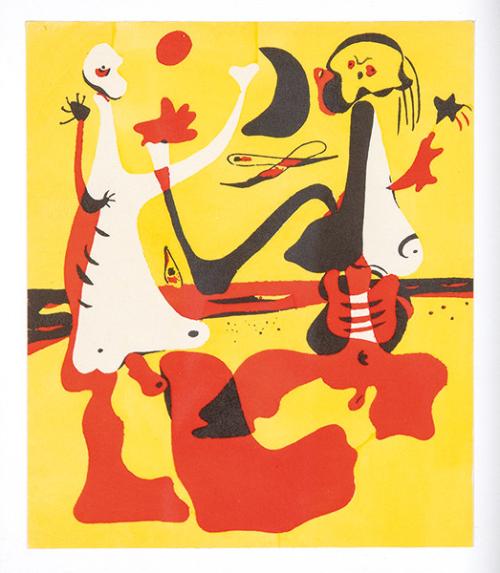 JOAN MIRÓ - Personajes junto al Mar (El Arte y los artistas españoles desde 1800)