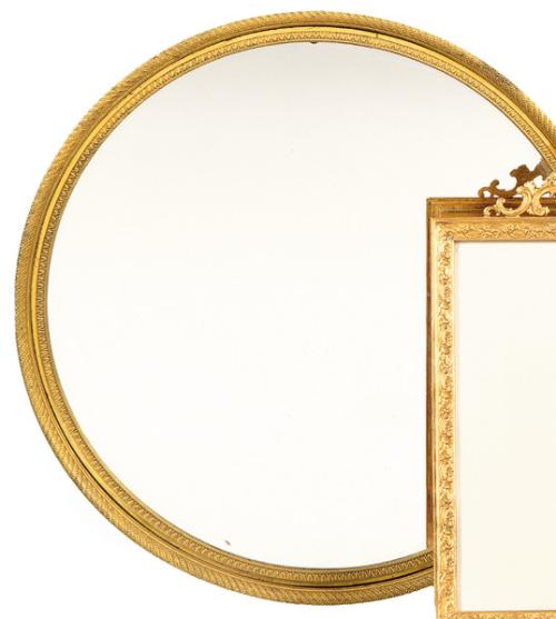 Sourtout de bronce dorado, Francia S. XIX