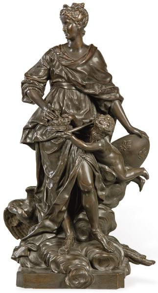 Siguiendo a Guillaume Coustou (Francia 1677-1746