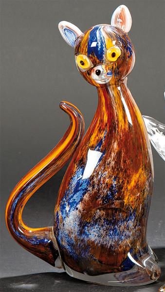 Gato de cristal de Murano