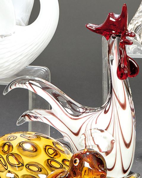 Gallo de cristal de Murano