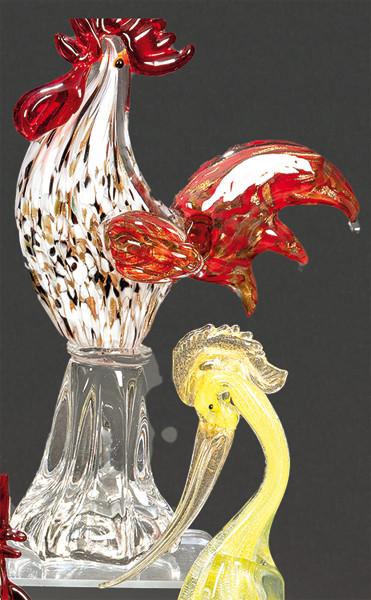 Gallo de crsital de Murano