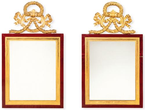 Pareja de marcos de espejo Fernandinos