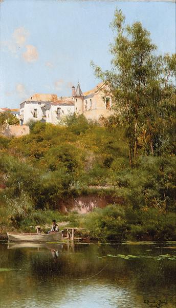 EMILIO SÁNCHEZ PERRIER - Paisaje de Alcalá de Guadaira