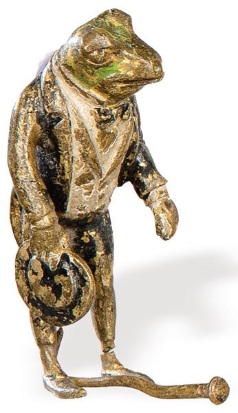 "Rana" en bronce policromado, Viena h. 1900.