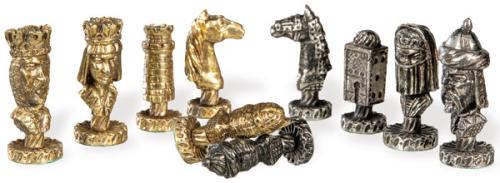 Fichas de ajedrez Reyes Católicos