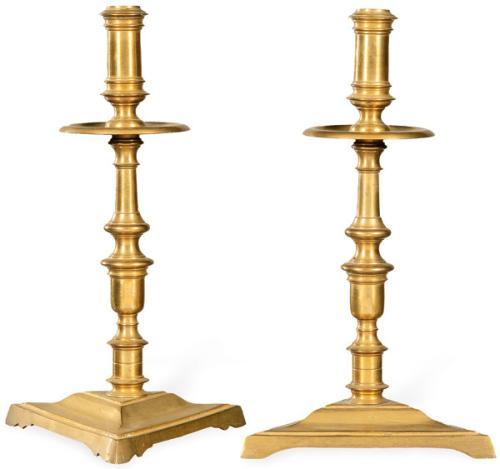 Pareja hacheros bronce de iglesia