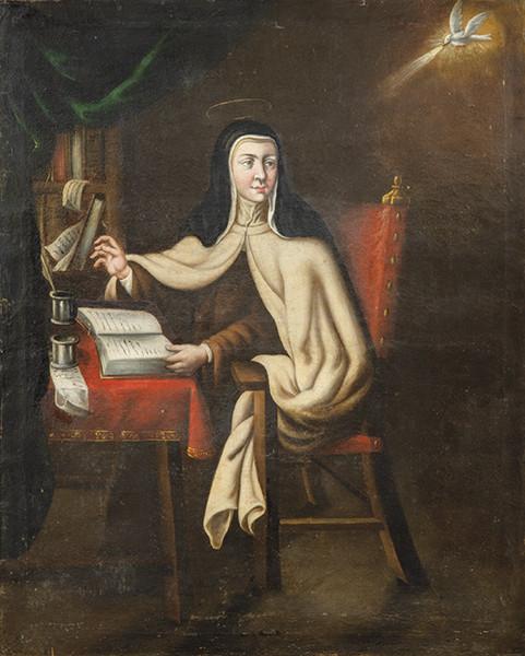 ESCUELA ESPAÑOLA PPS. S. XVIII - Santa Teresa de Jesús