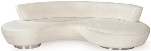 Sofá Serpentine atribuido a Vladimir Kagan (1927-2016)