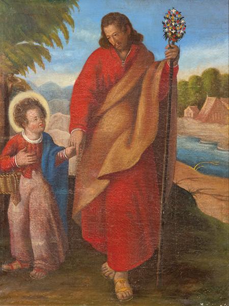  ESCUELA ESPAÑOLA S. XIX - San José y el Niño Jesús