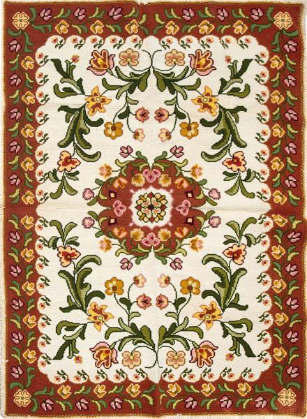 Alfombra de lana de Arraiolos, Portugal.