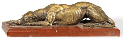 Galgo peana de madera